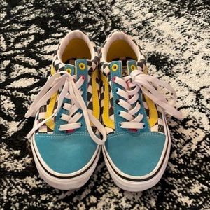 Funky checkerboard vans